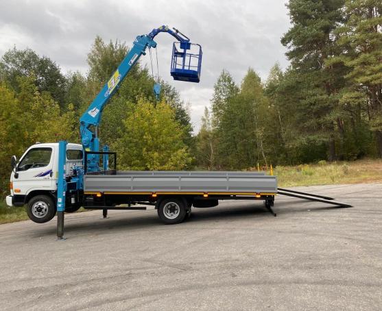 Грузовой автомобиль Hyundai HD 78 с КМУ